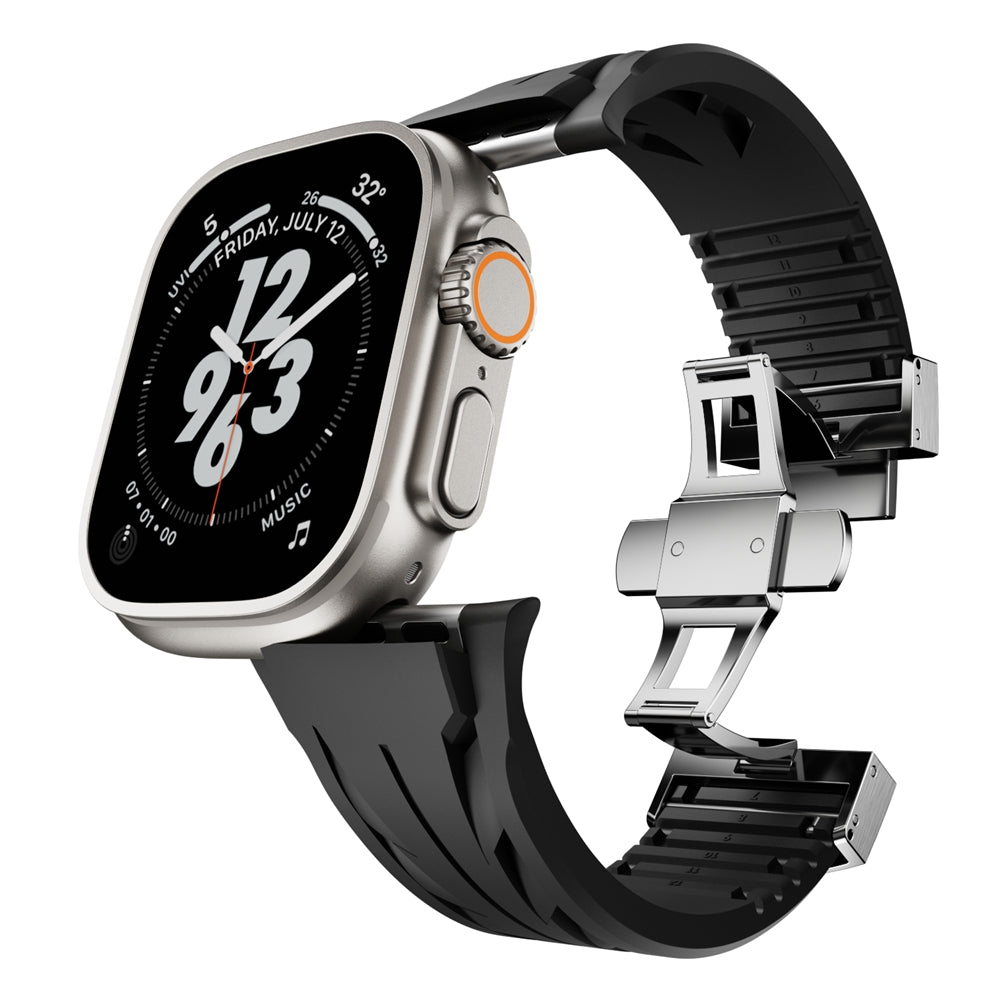 Fluororubber Watch Strap For Apple Watch