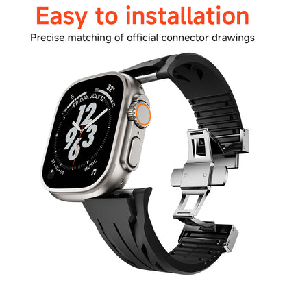 Fluororubber Watch Strap For Apple Watch