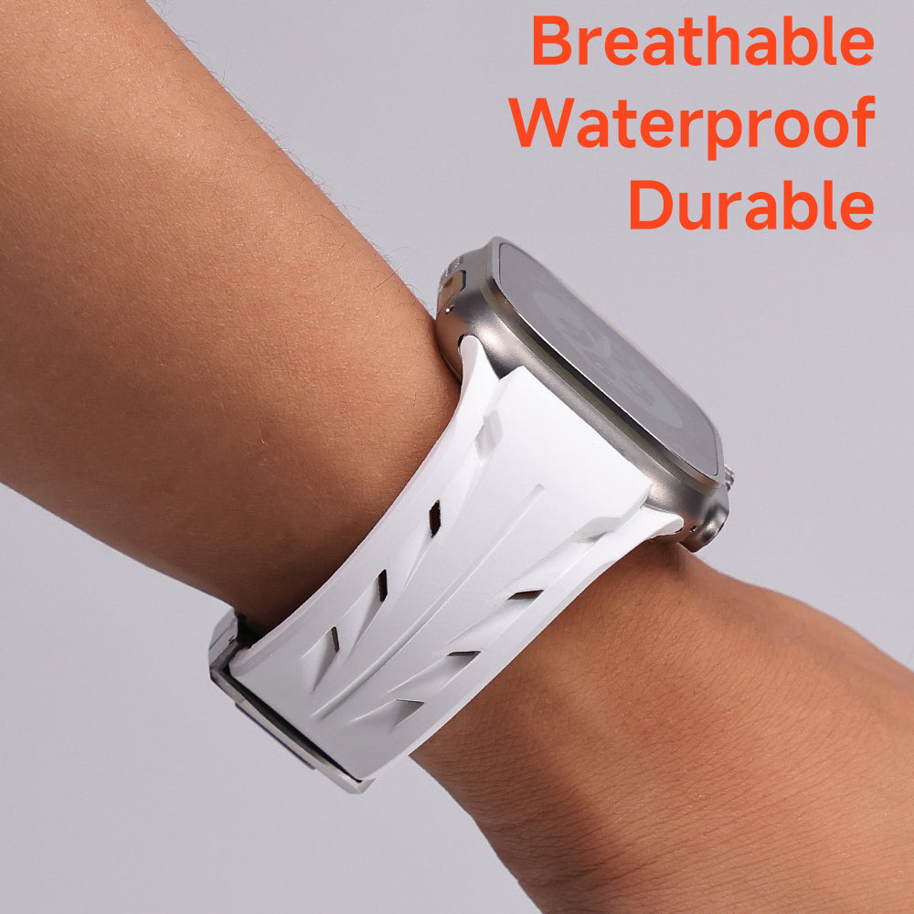 Fluororubber Watch Strap For Apple Watch