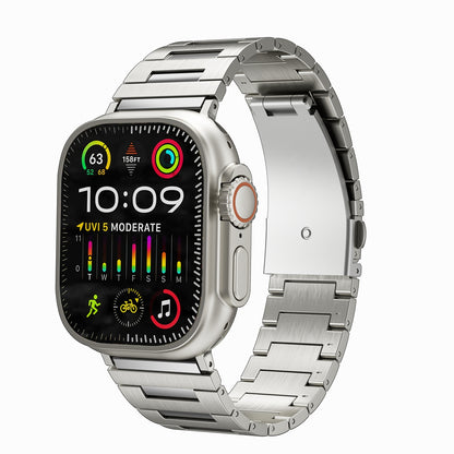 Checkered Titanium alloy Strap For Apple Watch