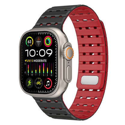 Silicone Magnetic Mesh Strap For Apple Watch