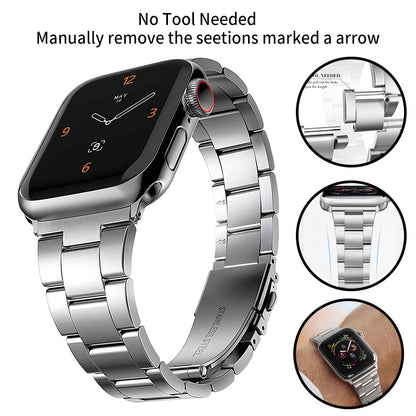 Stainless Steel Quick Release Strap For Apple Watch