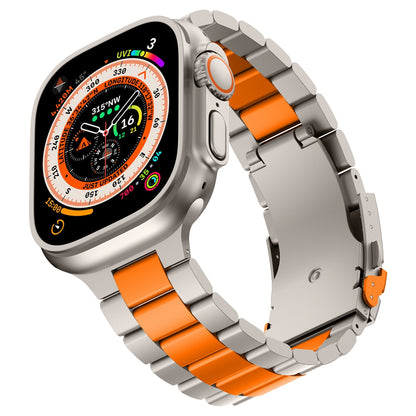 Titanium alloy Safety Clasp Strap For Apple Watch