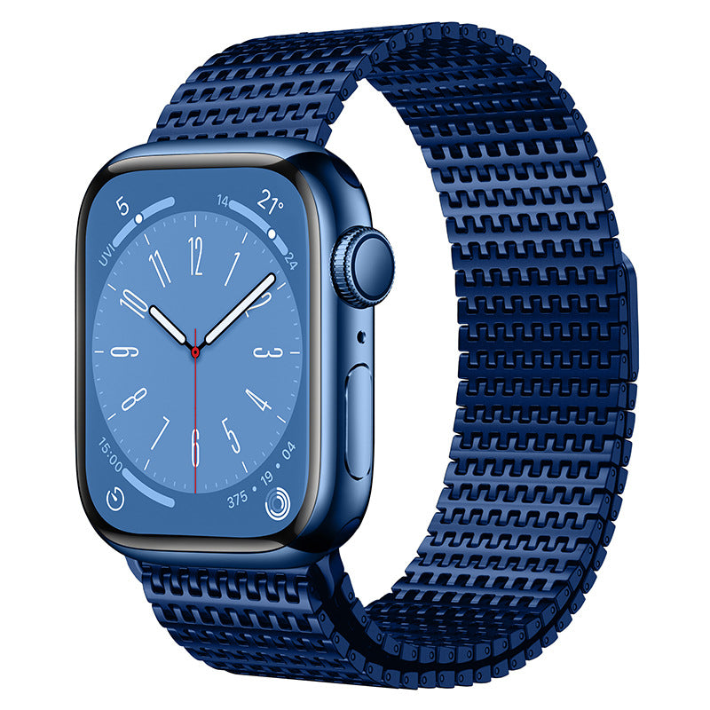 Chain Stainless Steel Magnetic Strap For Apple Watch