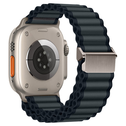 Wide Ripple Woven Strap For Apple Watch