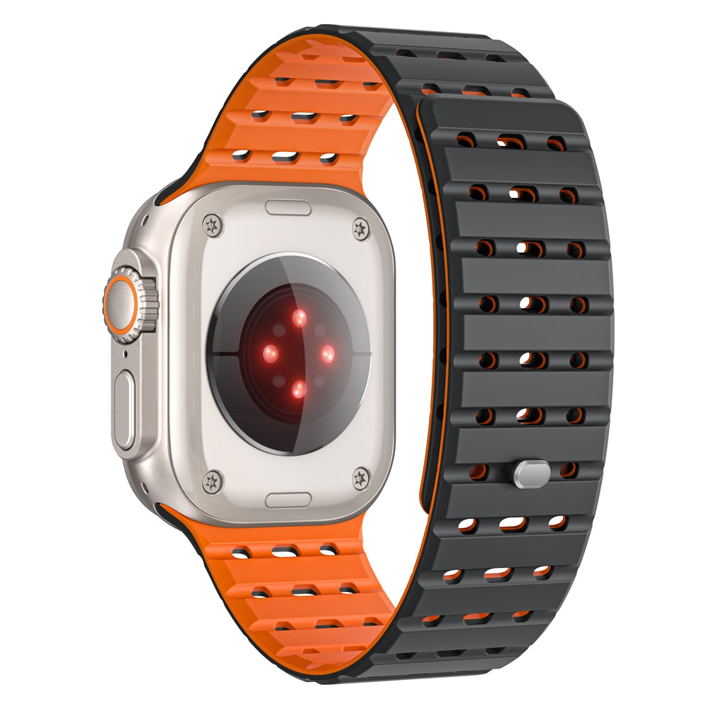 Silicone Magnetic Mesh Strap For Apple Watch