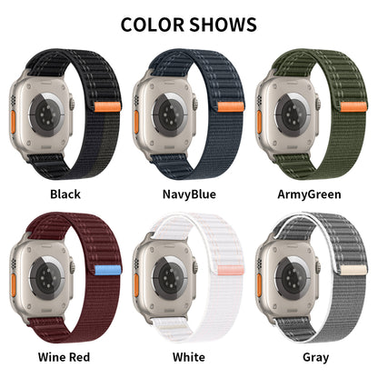 Wave Patterned Nylon Strap For Apple Watch