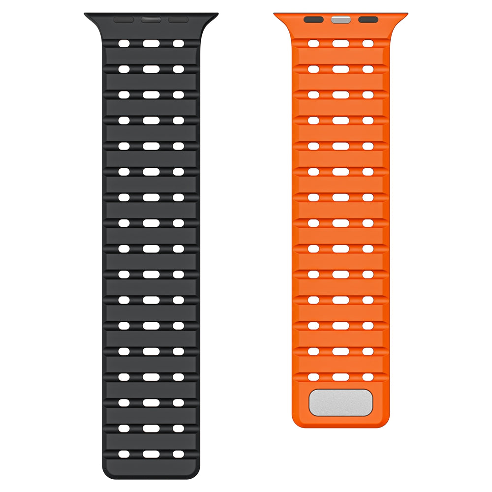 Silicone Magnetic Mesh Strap For Apple Watch