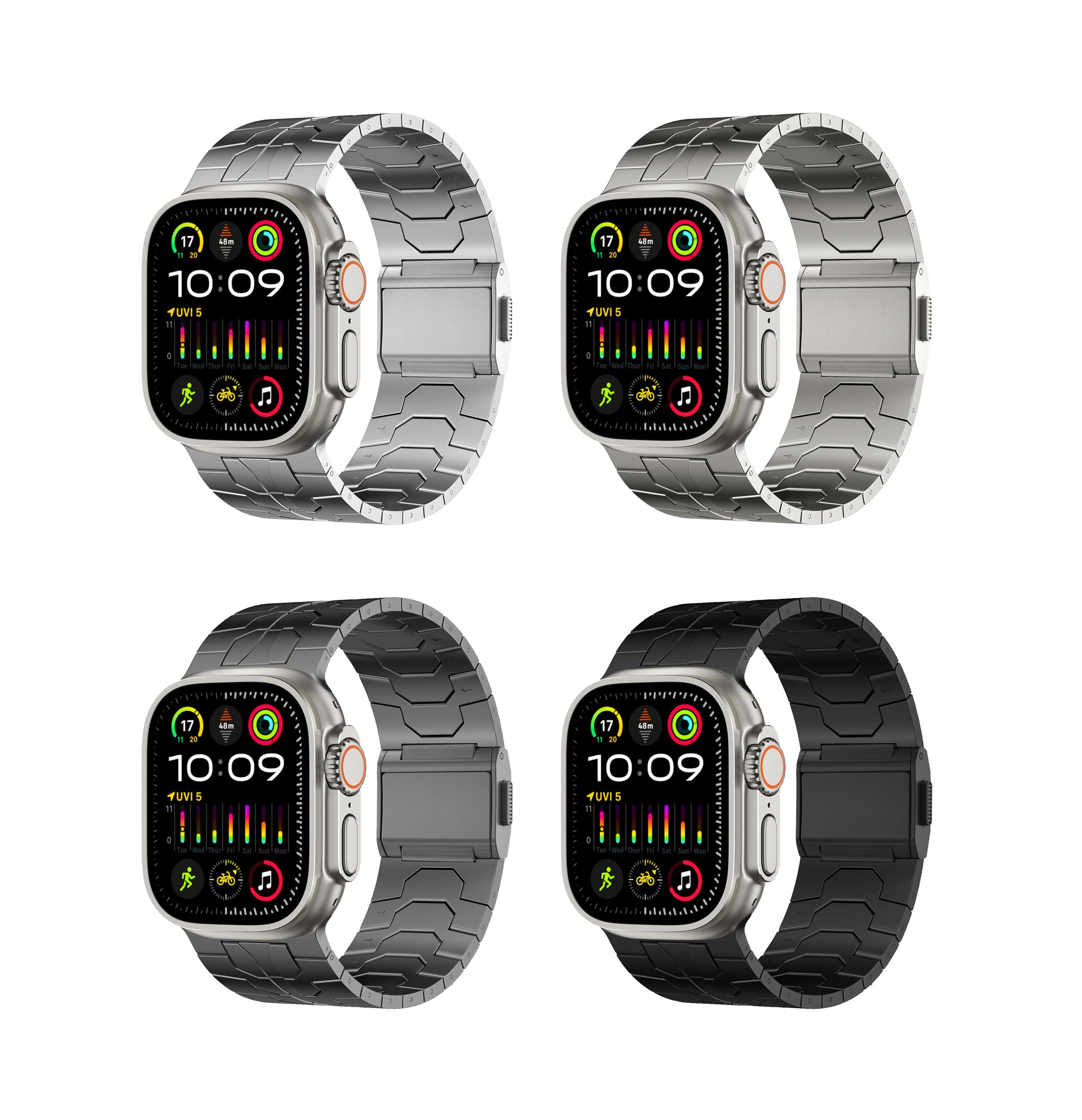 Stainless Steel Magnetic Strap For Apple Watch