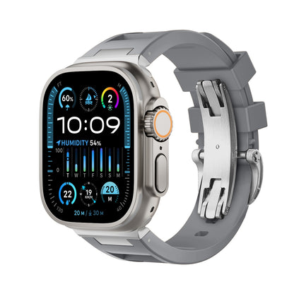 Silicone folding buckle Strap For Apple Watch