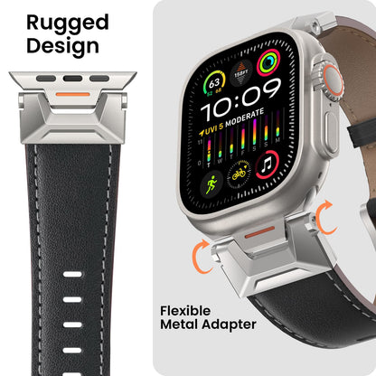 Genuine Leather Band Compatible with Apple Watch