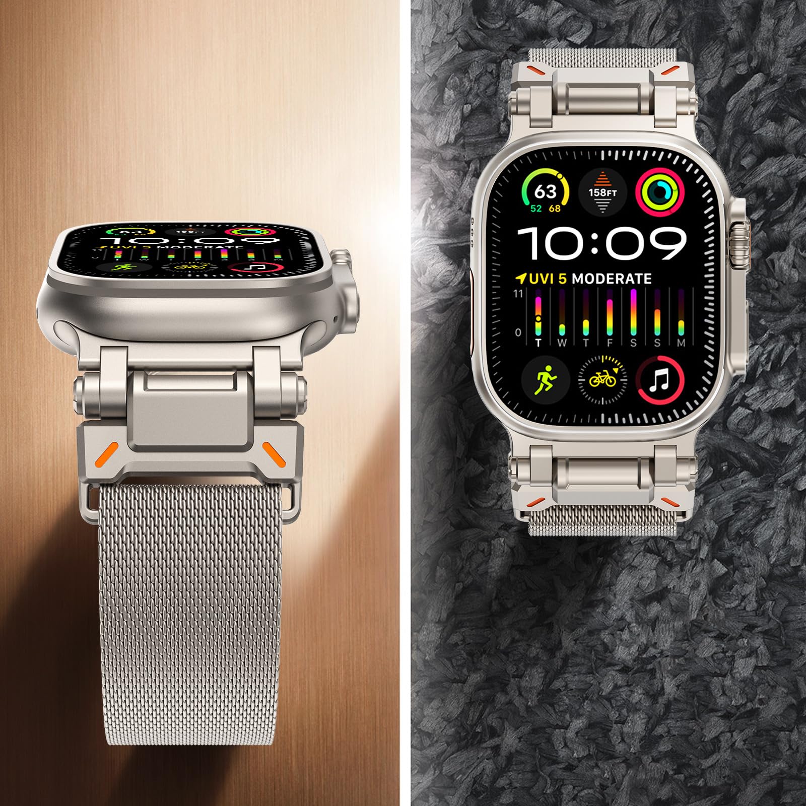 Stainless Steel Mesh Loop for Apple Watch