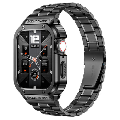 Stainless steel metal protective case modified Strap For Apple Watch