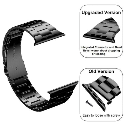 Ultra Thin Stainless Steel Metal Strap for Apple Watch Series 9 45mm 41mm/iWatch 7 6 5 4 3 42 38 44 40mm